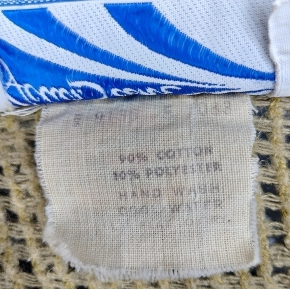 Vintage Action Scene Women's Small Sweater Shirt Top Open Knit Made In USA Boho - Picture 8 of 8